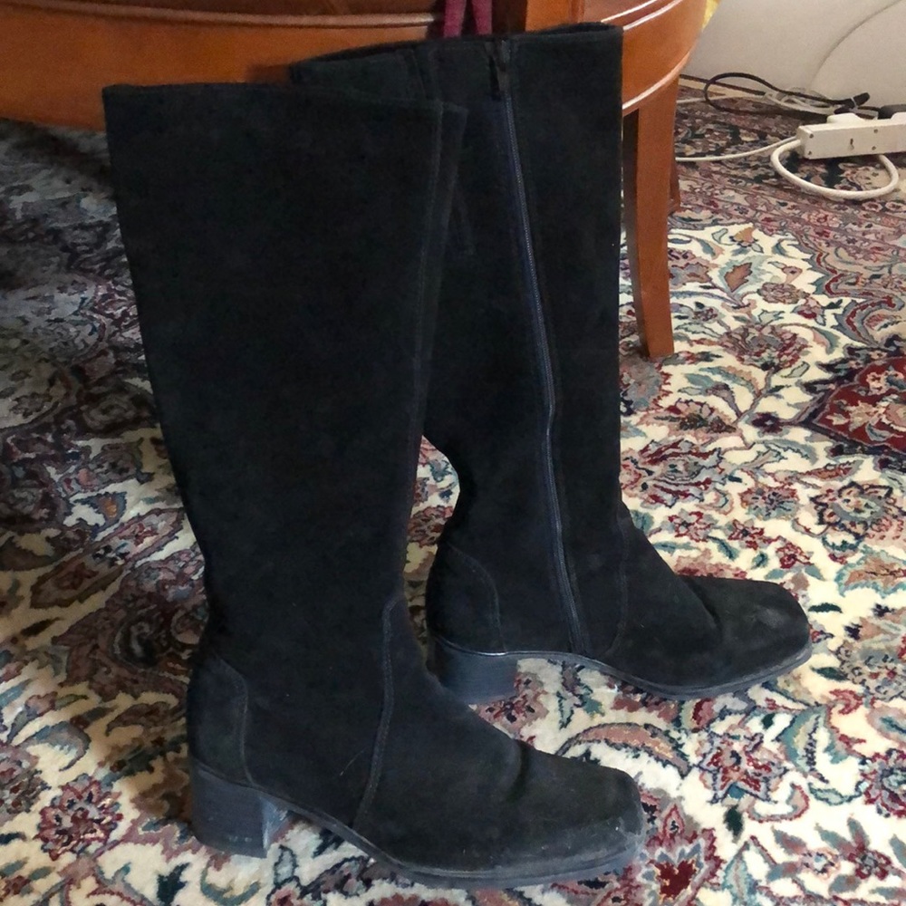 La Canadienne Jenny Black leather 7 WW